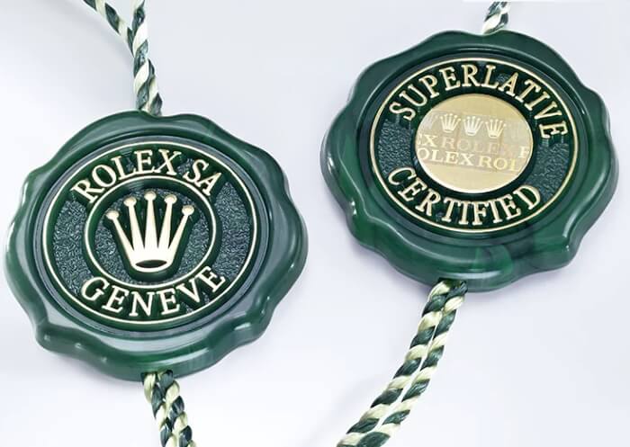 rolex green tags