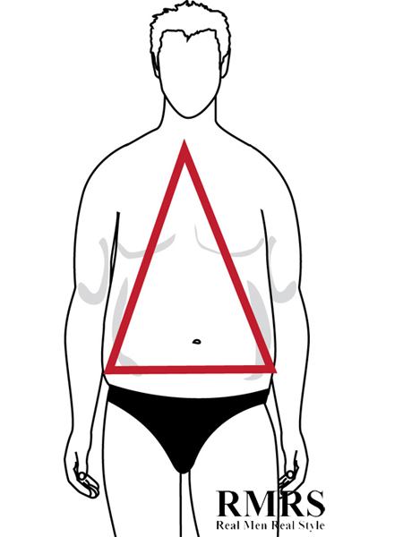 Triangle Male Body Shape