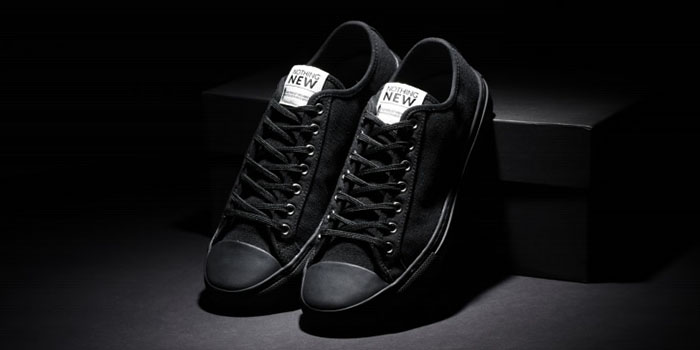 all black nothing new low top sneakers