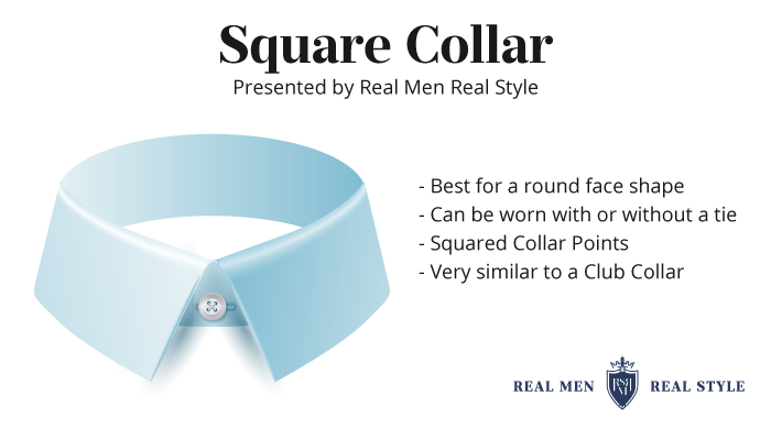 square shirt collar design