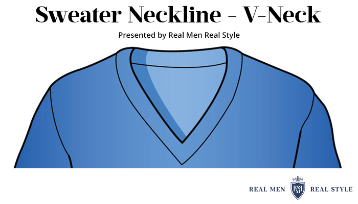 mens sweaters neckline v