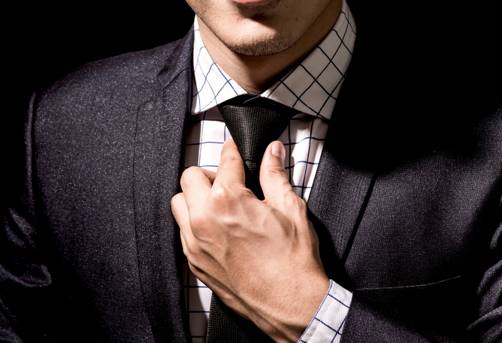 powerful men wear neckties
