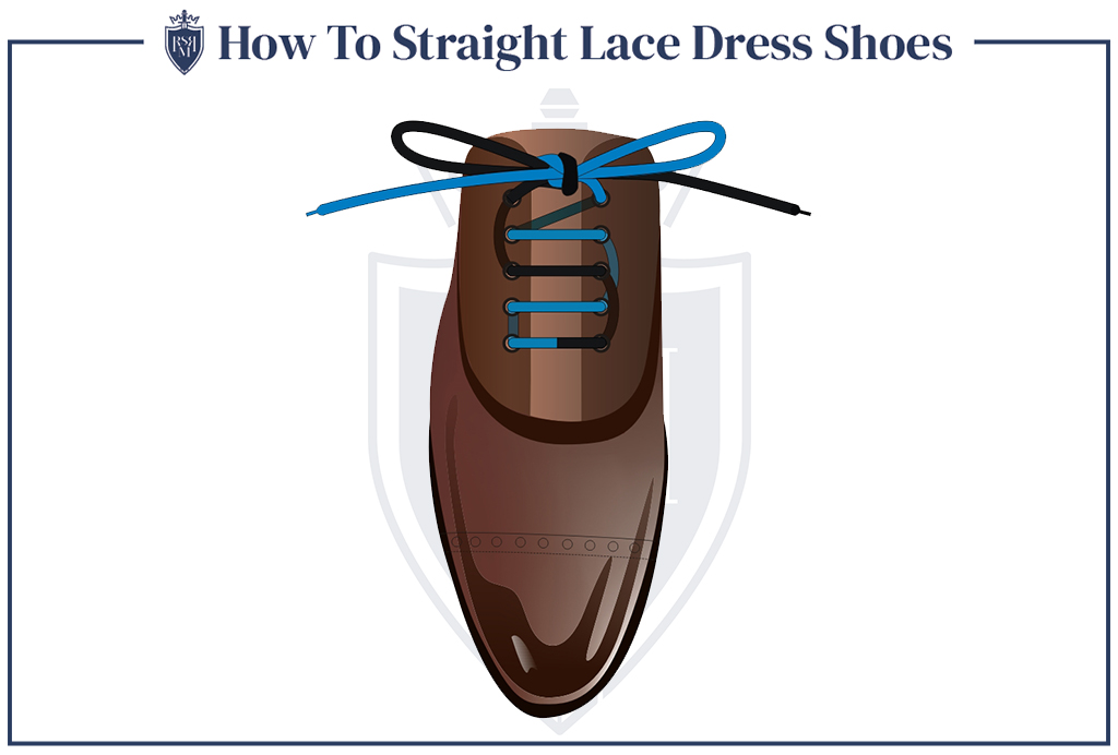 knowing how to straight lace dress shoes is one of the best clothing hacks for guys