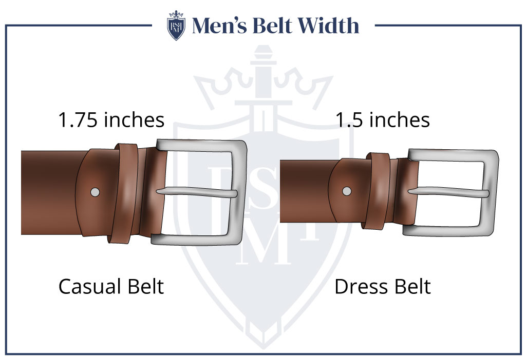 Mens Belt width