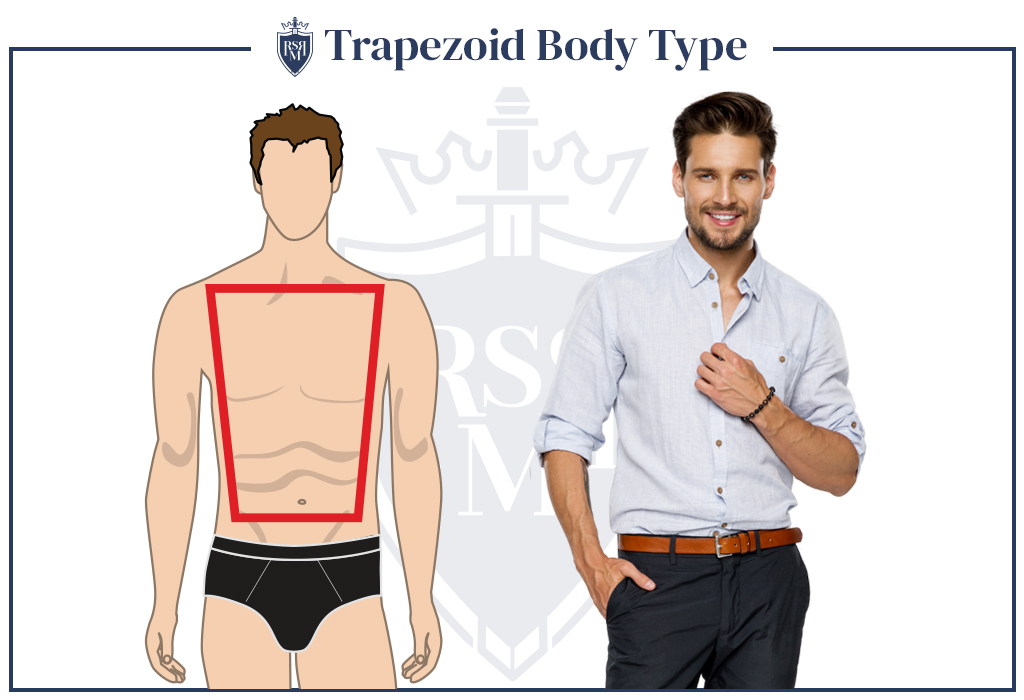 how to buy jeans that fit properly for the trapezoid male body type
