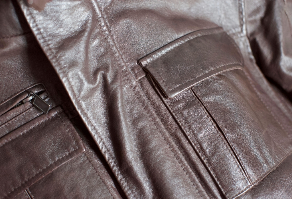 Leather Jacket Pocket