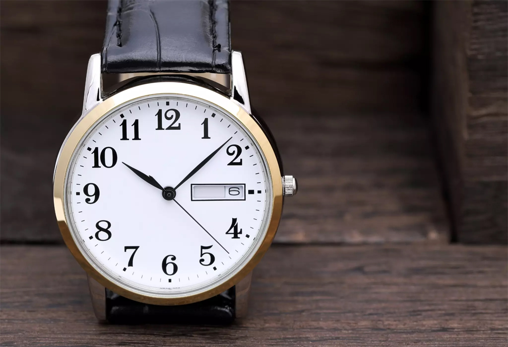 simple men's dress watch