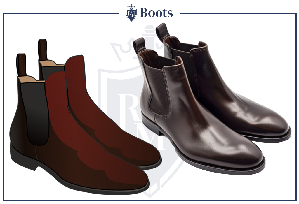 chelsea boots infographics