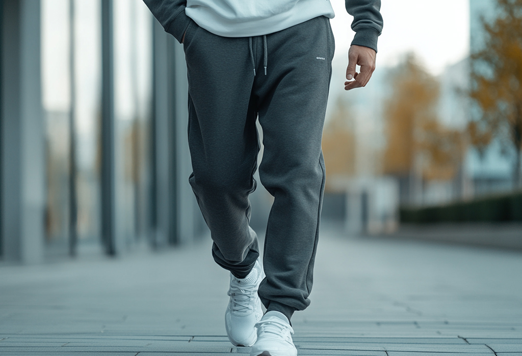 dark grey sweatpants