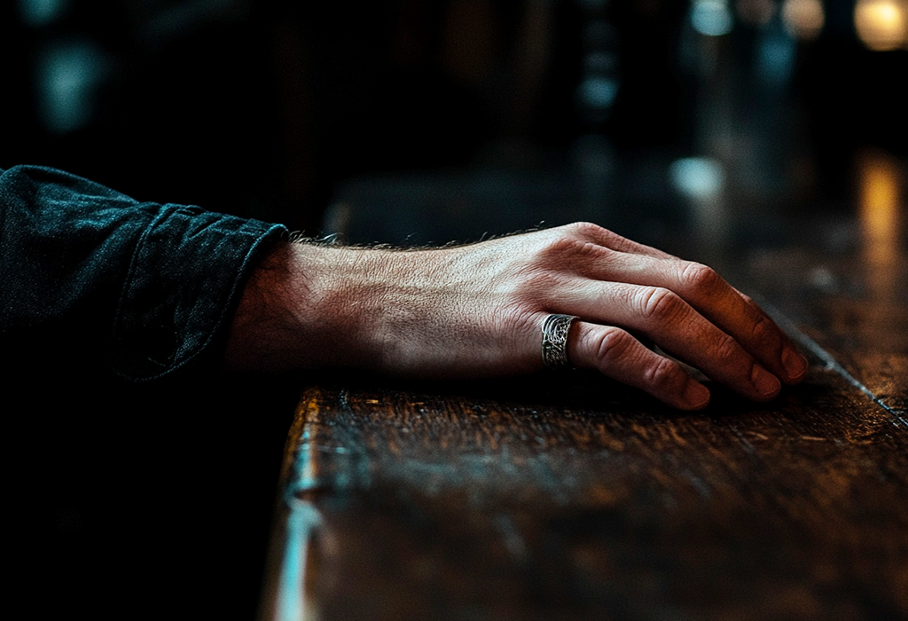 ring on pinky finger