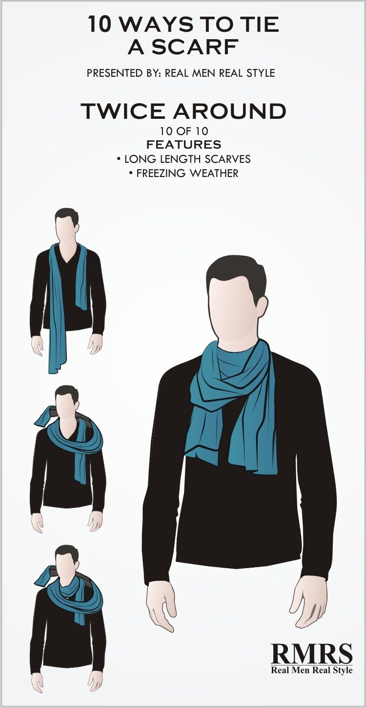 how to put on a scarf